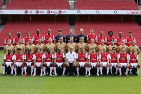 team photo for Arsenal